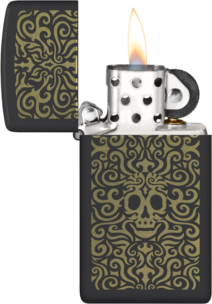 Zippo Windproof Refillable Made In Usa Black Unisex 3