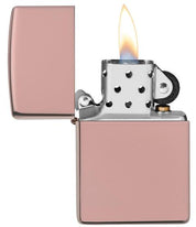 Zippo Antivento Ricaricabile Made In Usa Rosa 49190