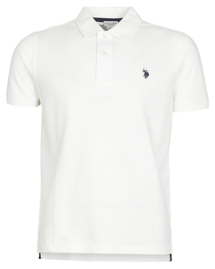 U.S. Polo Assn. T-shirt Logo Fronte e Retro in Cotone colore Bianco 1