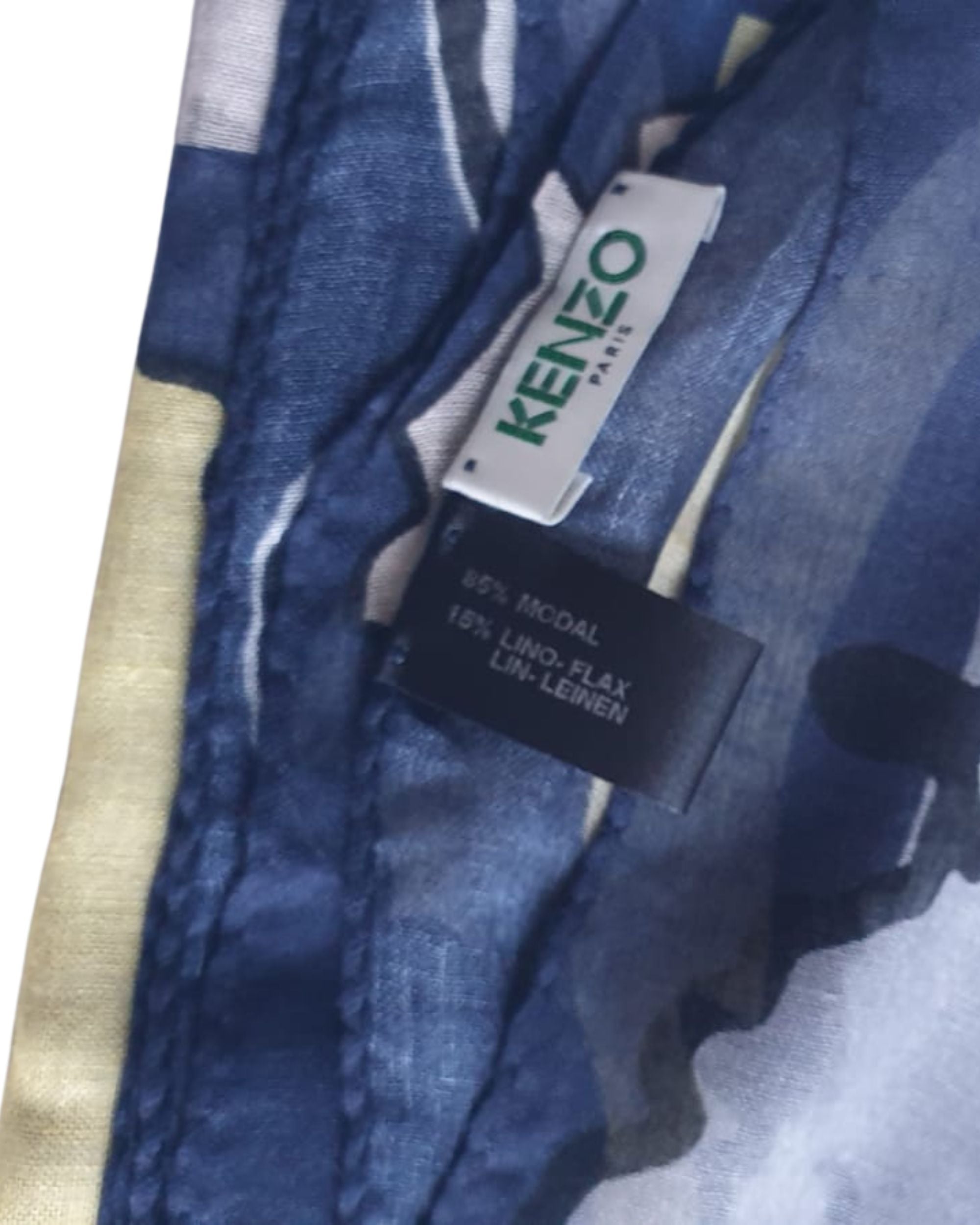 Kenzo Stola Pashmina 135x115 cm Misto Modal Multicolore