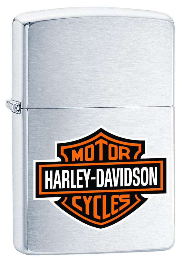 Zippo Harley Davidson Bar And Shield Argento Unisex