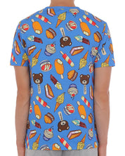 Moschino Swim Cotone/Elastan Icecream Gelato Blu