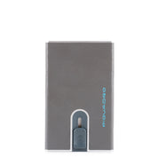Piquadro On Sliding System Blue Square Gray Unisex