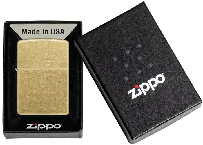 Zippo Windproof Refillable Made In Usa Gold Unisex 2