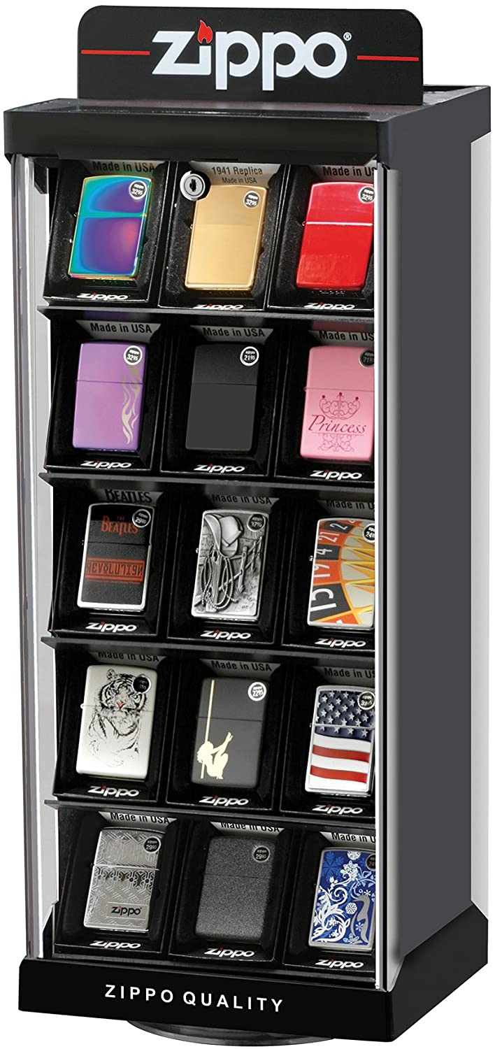 Zippo 30-place Display Case With Lock