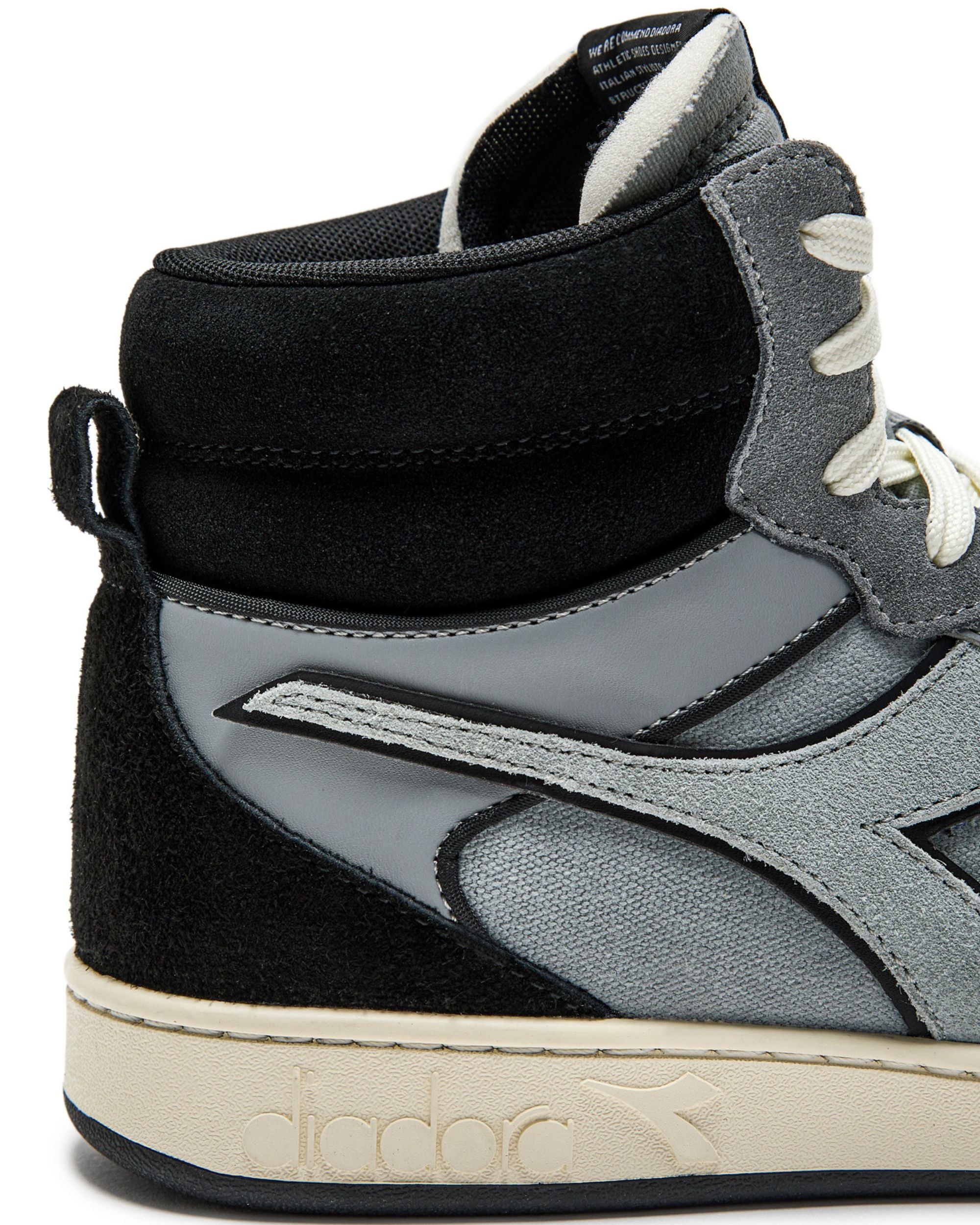 Diadora High Sneakers Magic Canvas Waxed/Leather Black