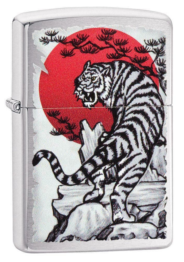 Zippo Tigre Asia Grigio Unisex