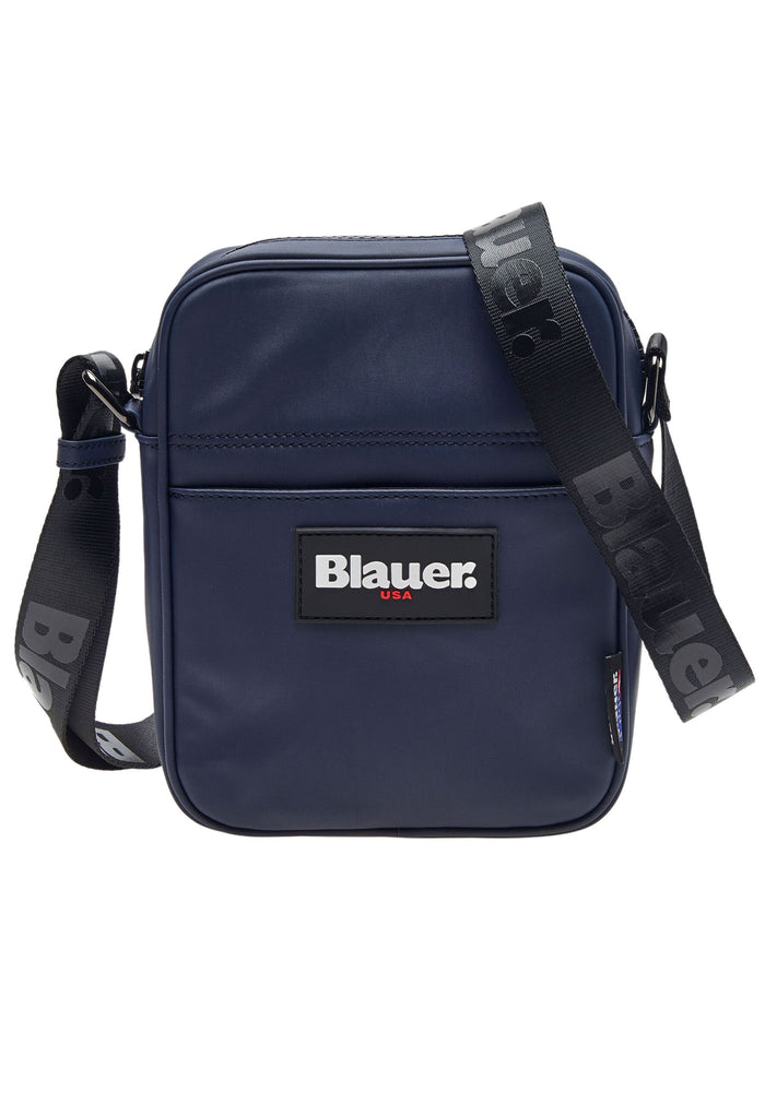Blauer Coated Taslan Crossbody Bag Borsa Tracolla Blu Uomo 1