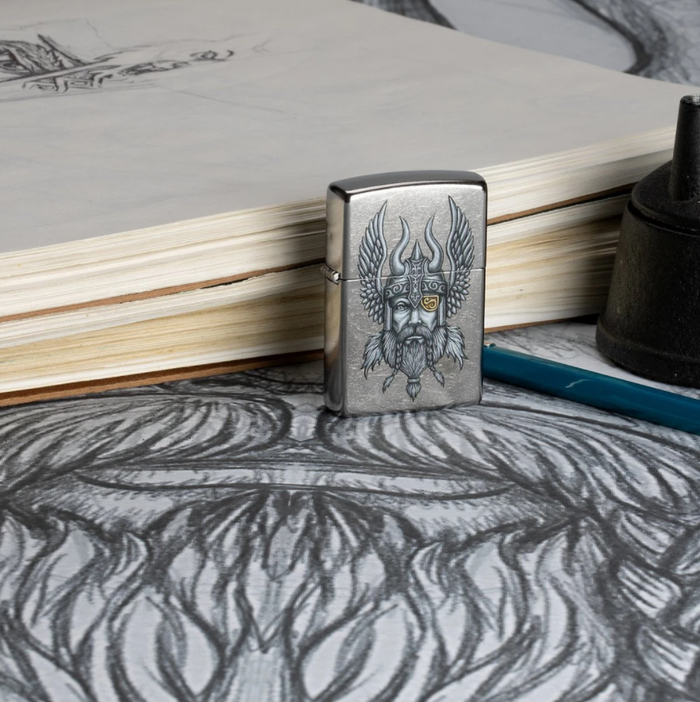 Zippo Viking Grey Unisex 2