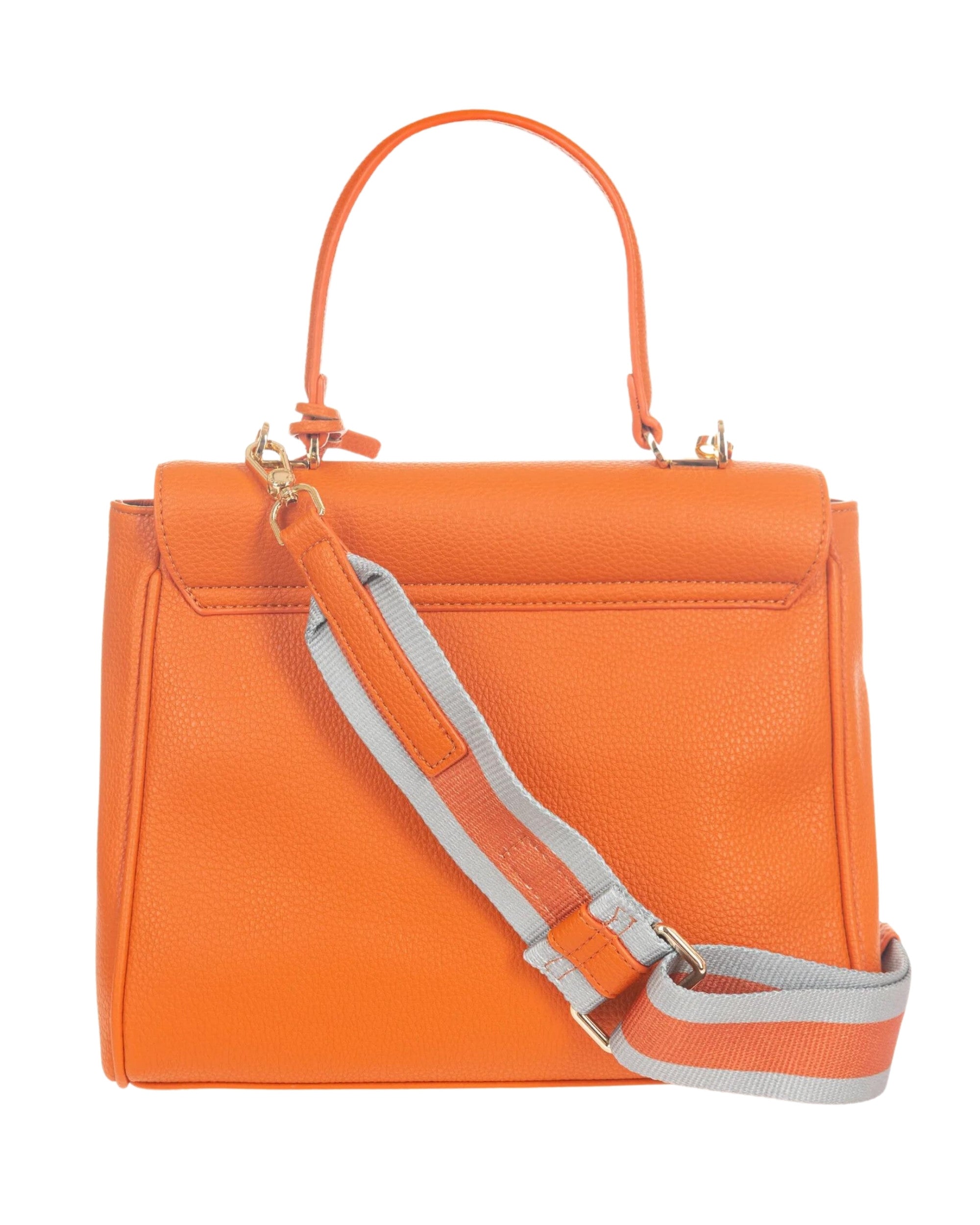 Fracomina Kelly In Eco-leather With Shoulder Strap Orange Women