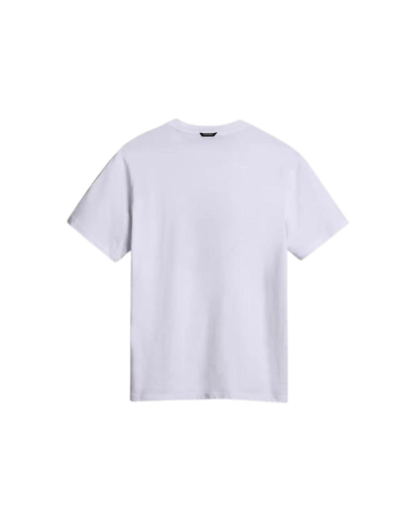 Napapijri T-shirt Manica Corta Girocollo 100% Cotone Bianco-2
