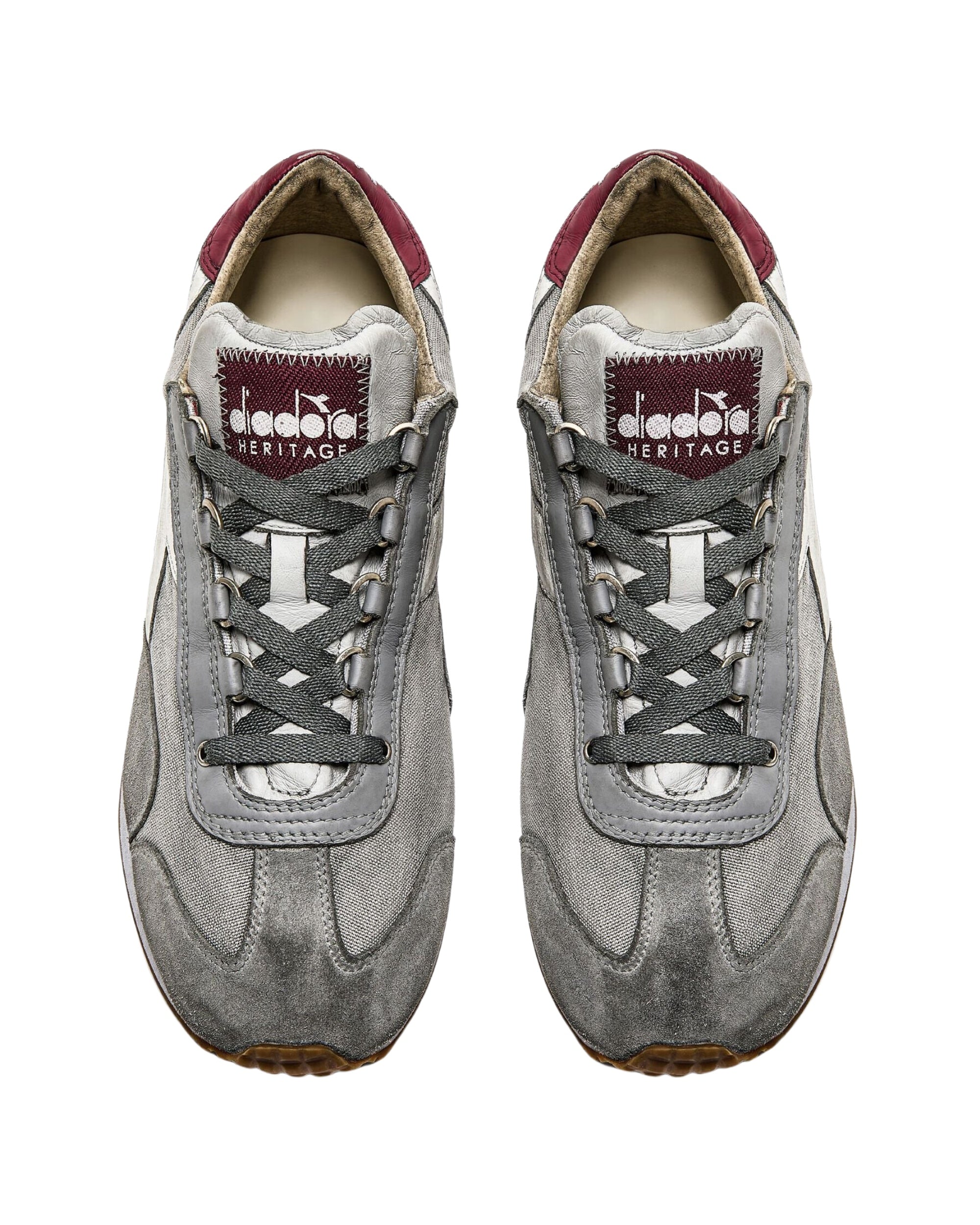 Diadora Heritage Equipe H Dirty Stone Wash Evo Gray Unisex