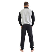 Pigiama completo lungo Juventus fc calcio Grigio Uomo caldo cotone