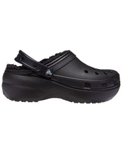 Crocs Classic Platform Lined Clog Nero TPE