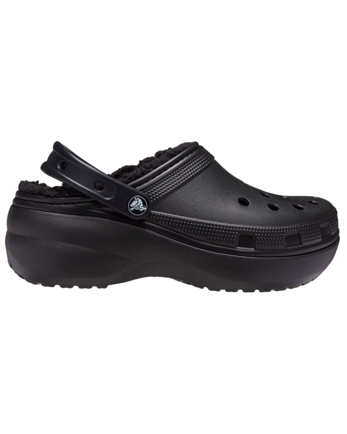 Crocs Classic Platform Lined Clog Nero TPE 1