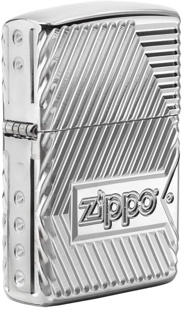 Zippo Armor Fiamma Argento Unisex-2