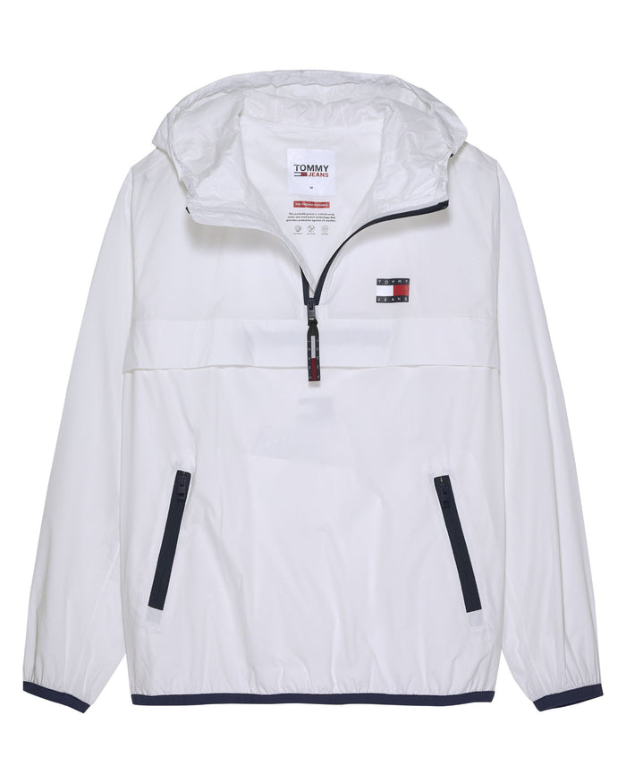 Tommy Jeans Giacca Antivento Piegabile Bianca 4