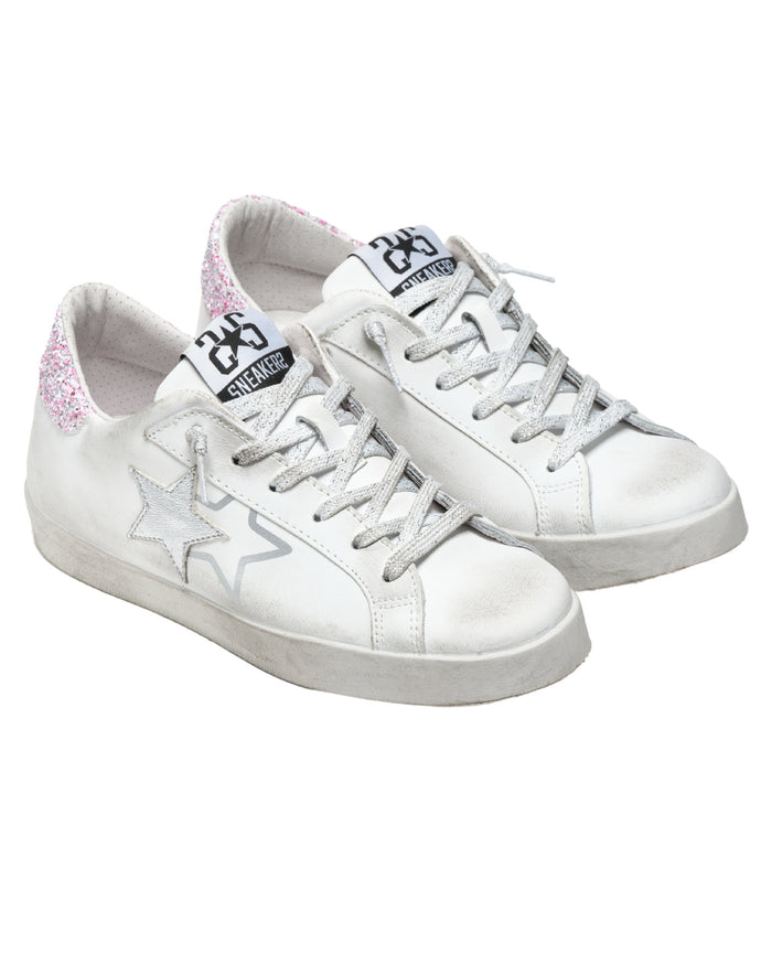 2star Sneaker Low Bianco Donna-2