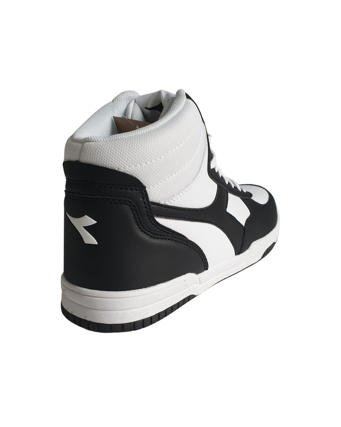 Diadora Sneaker Raptor Mid Pelle Sintetica Bianco 4