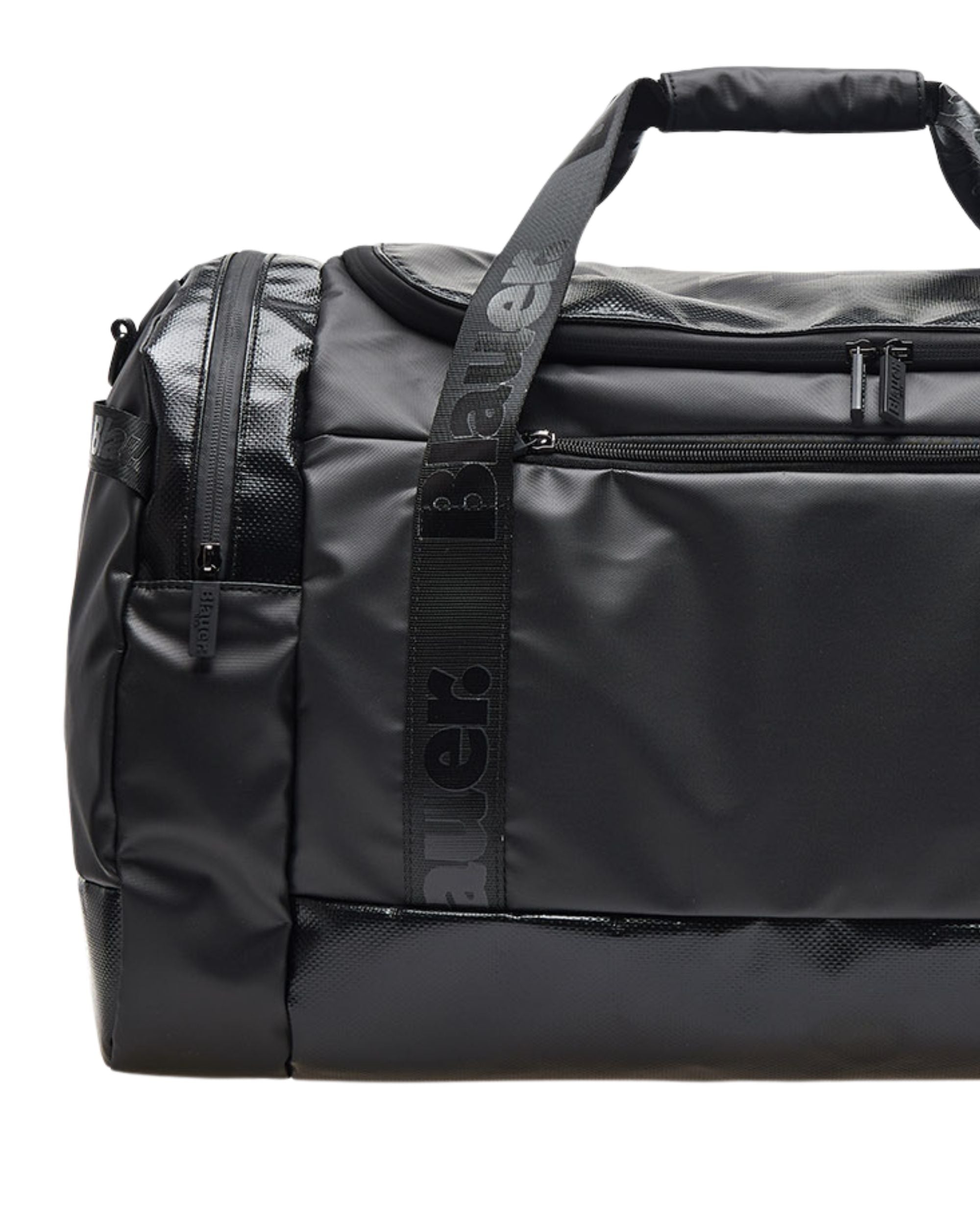 Blauer Borsone Sportivo Bern Fabric Duffle BagSplash Nero Uomo