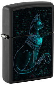 Zippo Antivento Ricaricabile Made In Usa Luminoso Nero Unisex