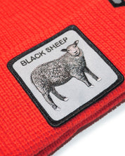 Goorin Bros. Cappello Beanie Hat Cuffia Con Patch Frontale E Logo Su Lato Rosso Unisex
