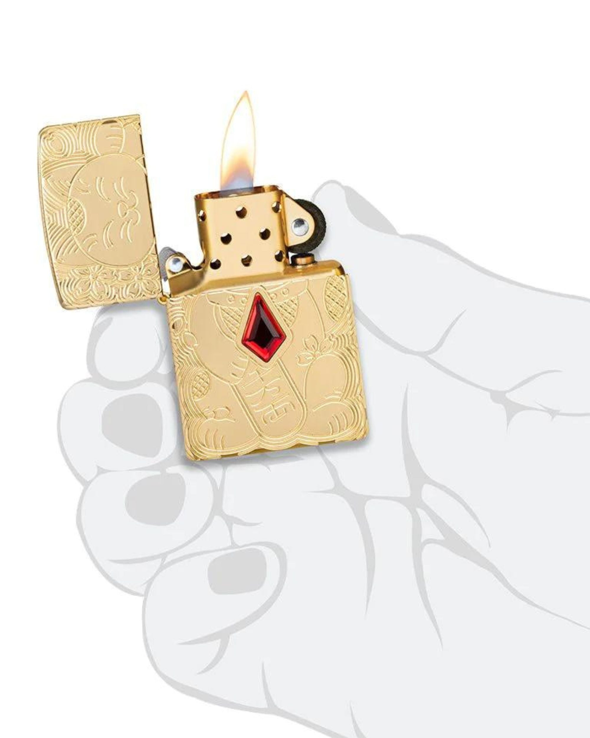 Zippo Antivento Ricaricabile Made In Usa Multicolore Unisex