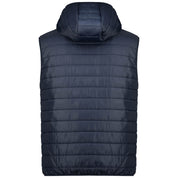Geographical Norway Piumino Bodywarmer Cappuccio Blu Uomo