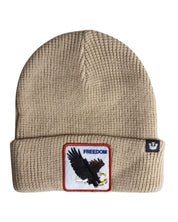Goorin Bros. Cappello Beanie Hat Cuffia Con Patch Frontale E Logo Su Lato Bianco Unisex