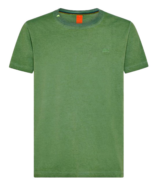 Sun68 Special Dye Green Cotton T-shirt