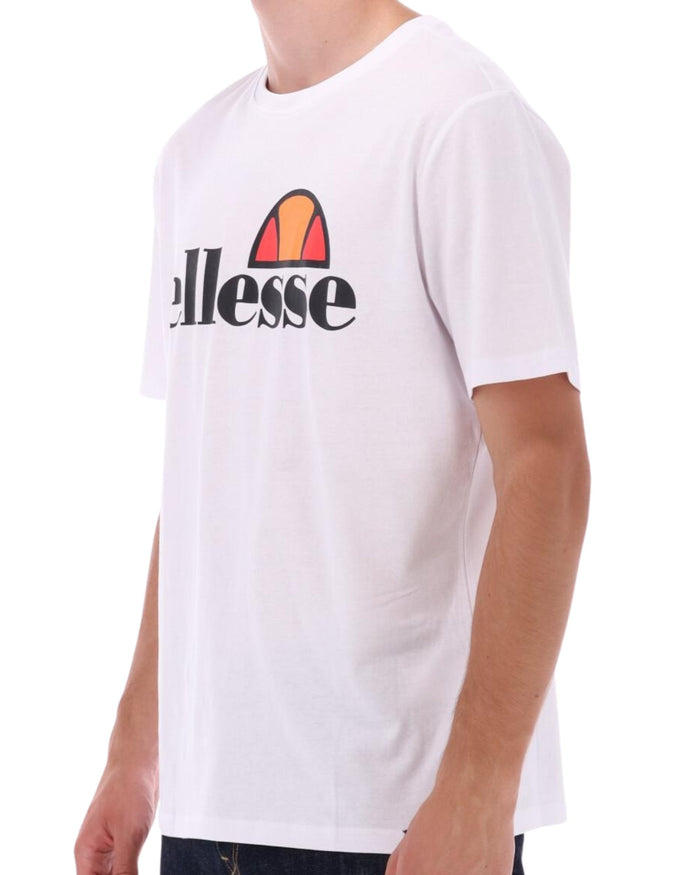 Ellesse T-shirt S/s Logo Esteso Bianco Uomo-2