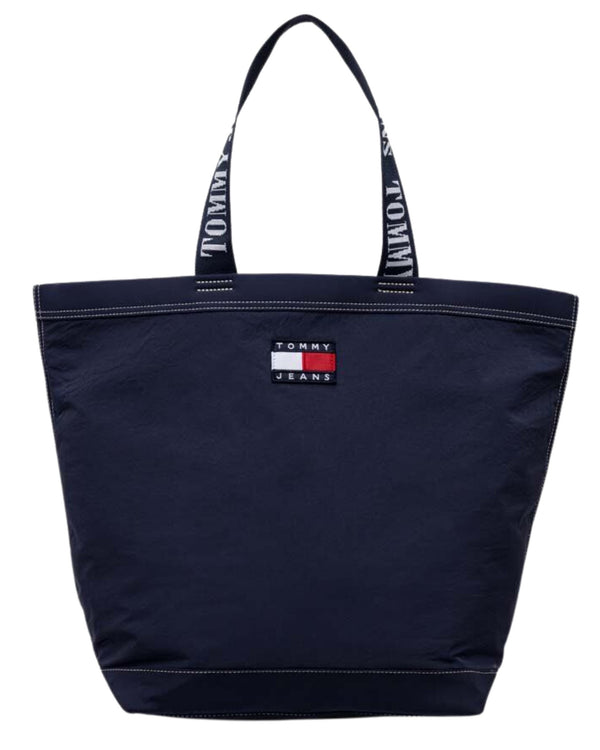 Tommy Jeans Borsa Tote AW0AW14960 Blu Scuro