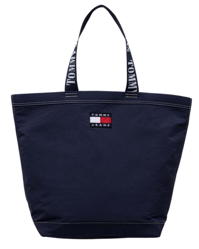 Tommy Jeans Borsa Tote AW0AW14960 Blu Scuro 1