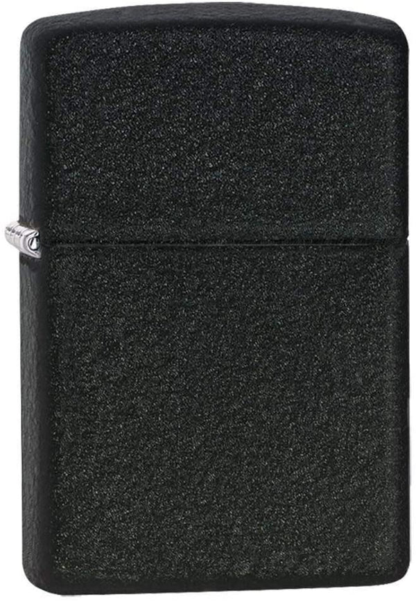 Zippo Black Crackle Nero Unisex