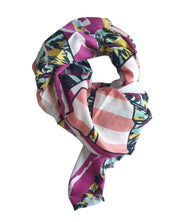 Kenzo Stola Pashmina 135x135 cm Modal Multicolore