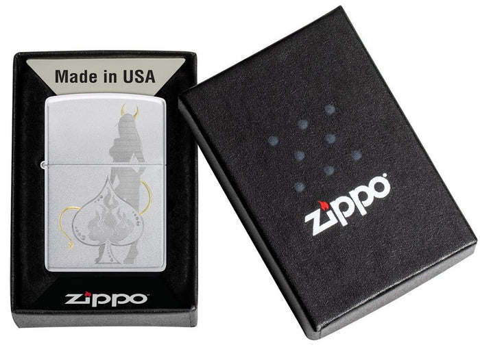 Zippo Asso Diavoletto Grigio Unisex 4