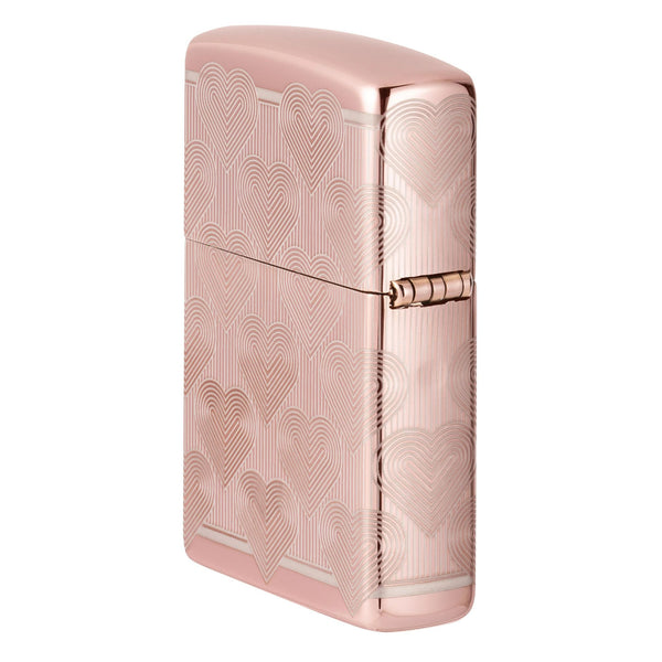 Zippo Pink Heart Unisex-2