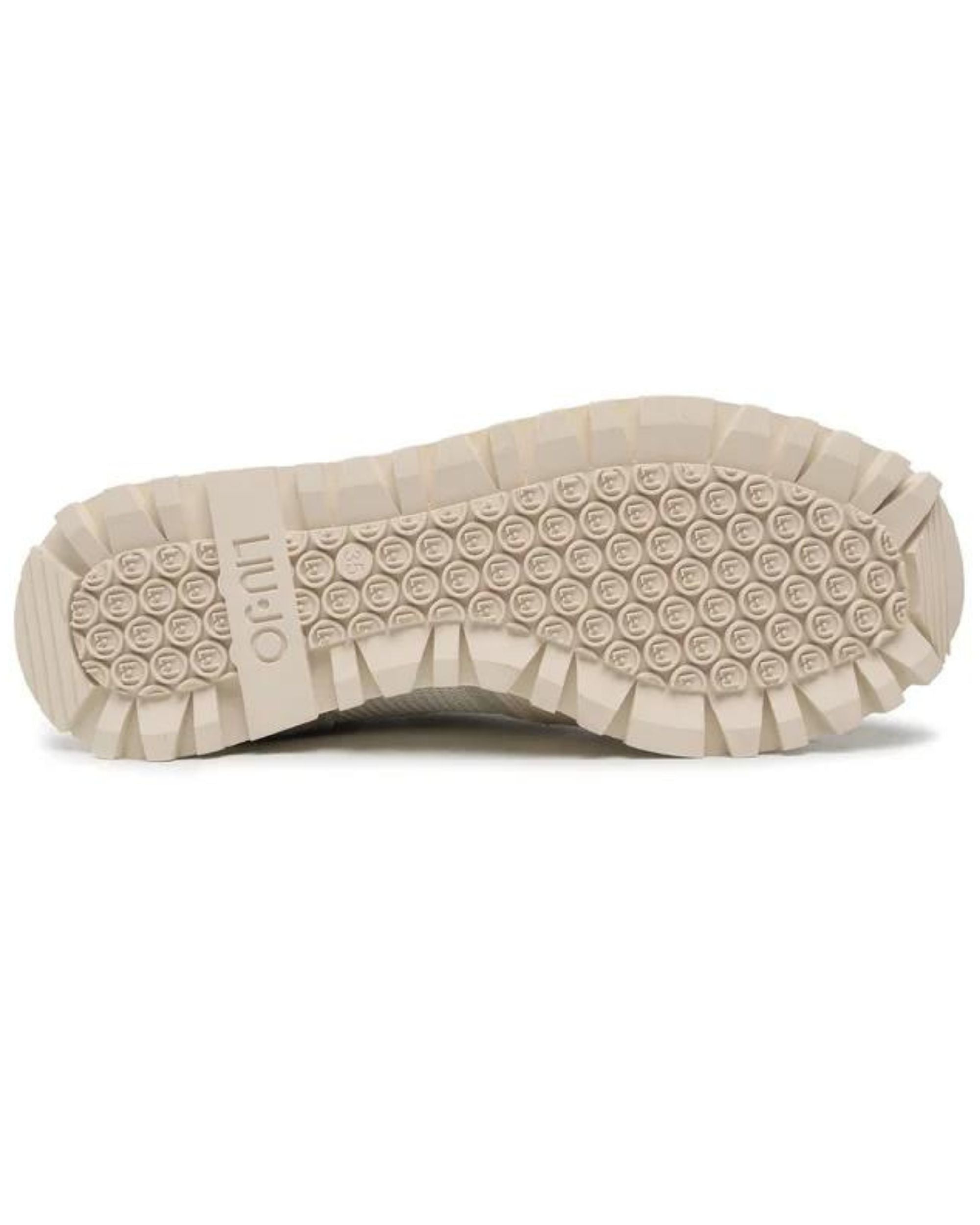 Liu Jo Scarpe Sneakers Wonder 01 Beige Pelle/Tessuto