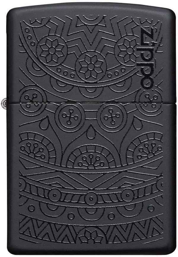 Zippo Windproof Refillable Made In Usa Black Unisex-2