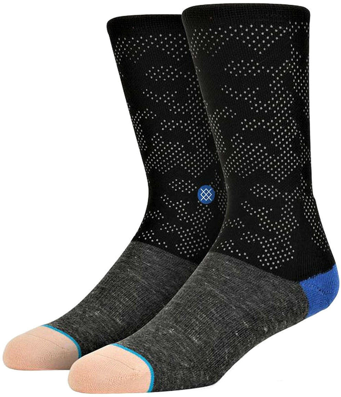 Stance Casual Combed Cotton Socks Black Men 1