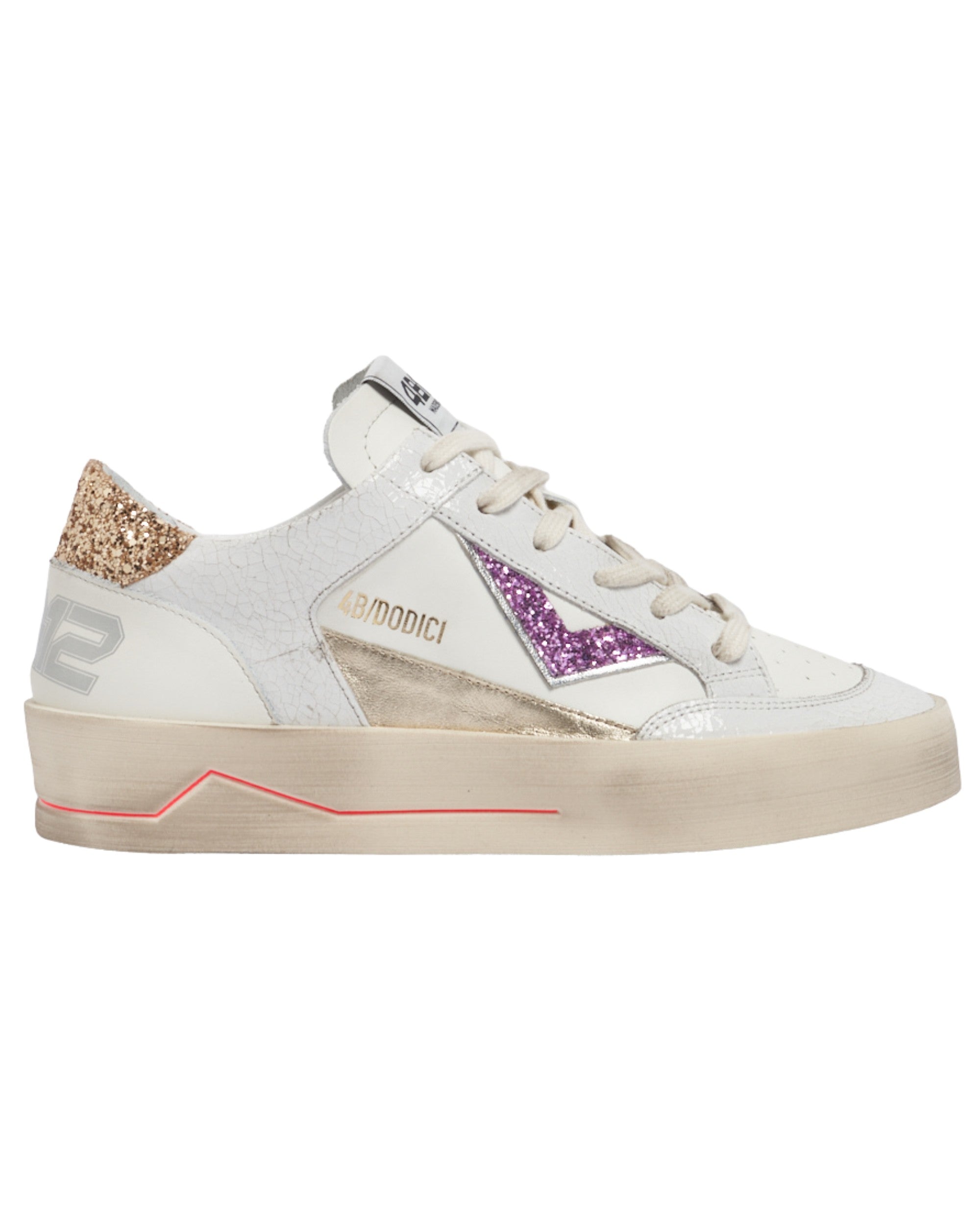 4b12 Sneaker Bianco Donna