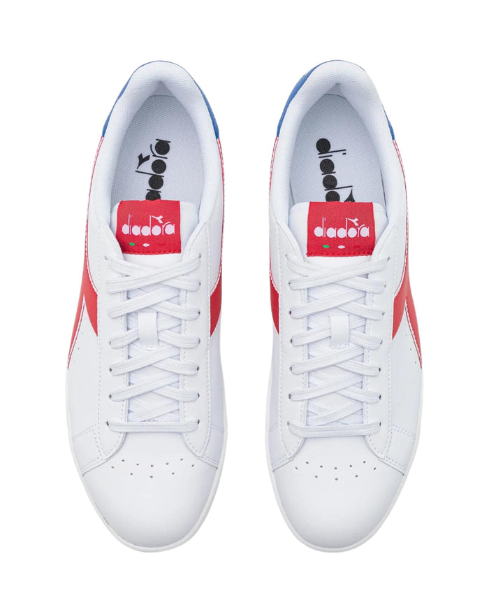 Diadora Sneaker Torneo in White Synthetic Leather 3