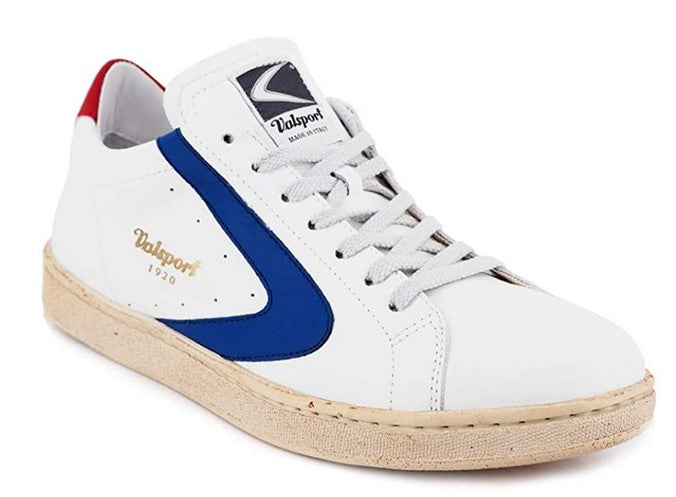 Valsport Sneakers Artigianali Pelle Boomerang Bianco Uomo