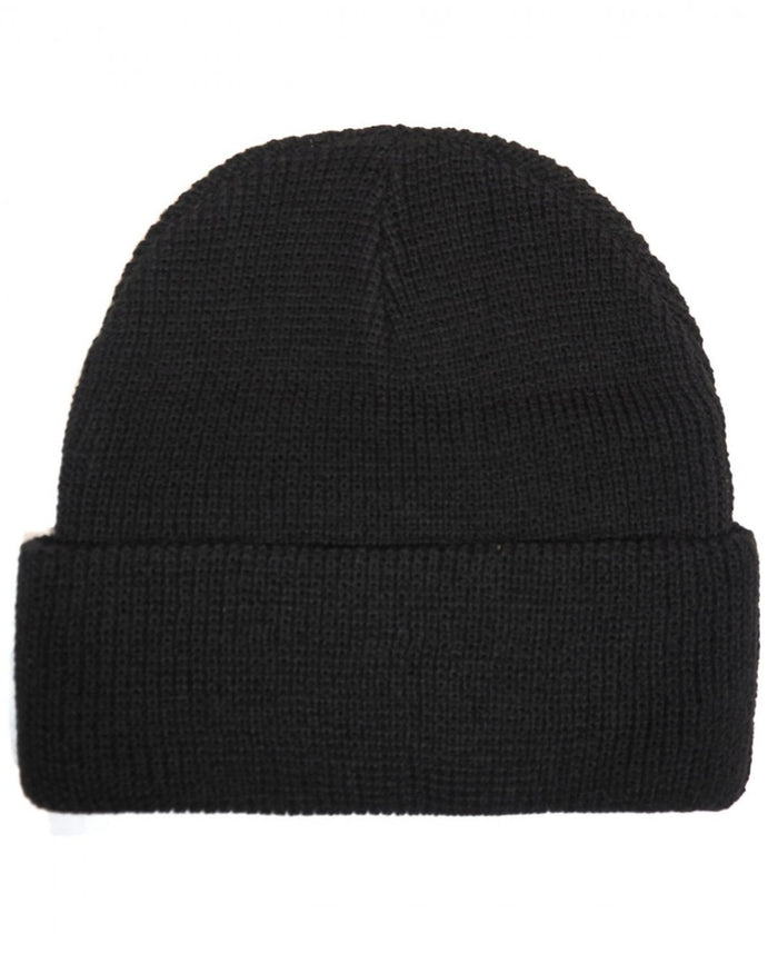 Goorin Bros. Cappello Beanie Hat Cuffia Con Patch Frontale E Logo Su Lato Nero Unisex 2