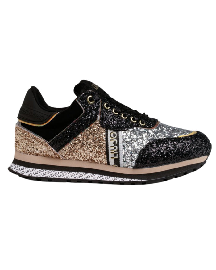 Liu Jo Sneakers Wonder 250 Glitter Nero 1