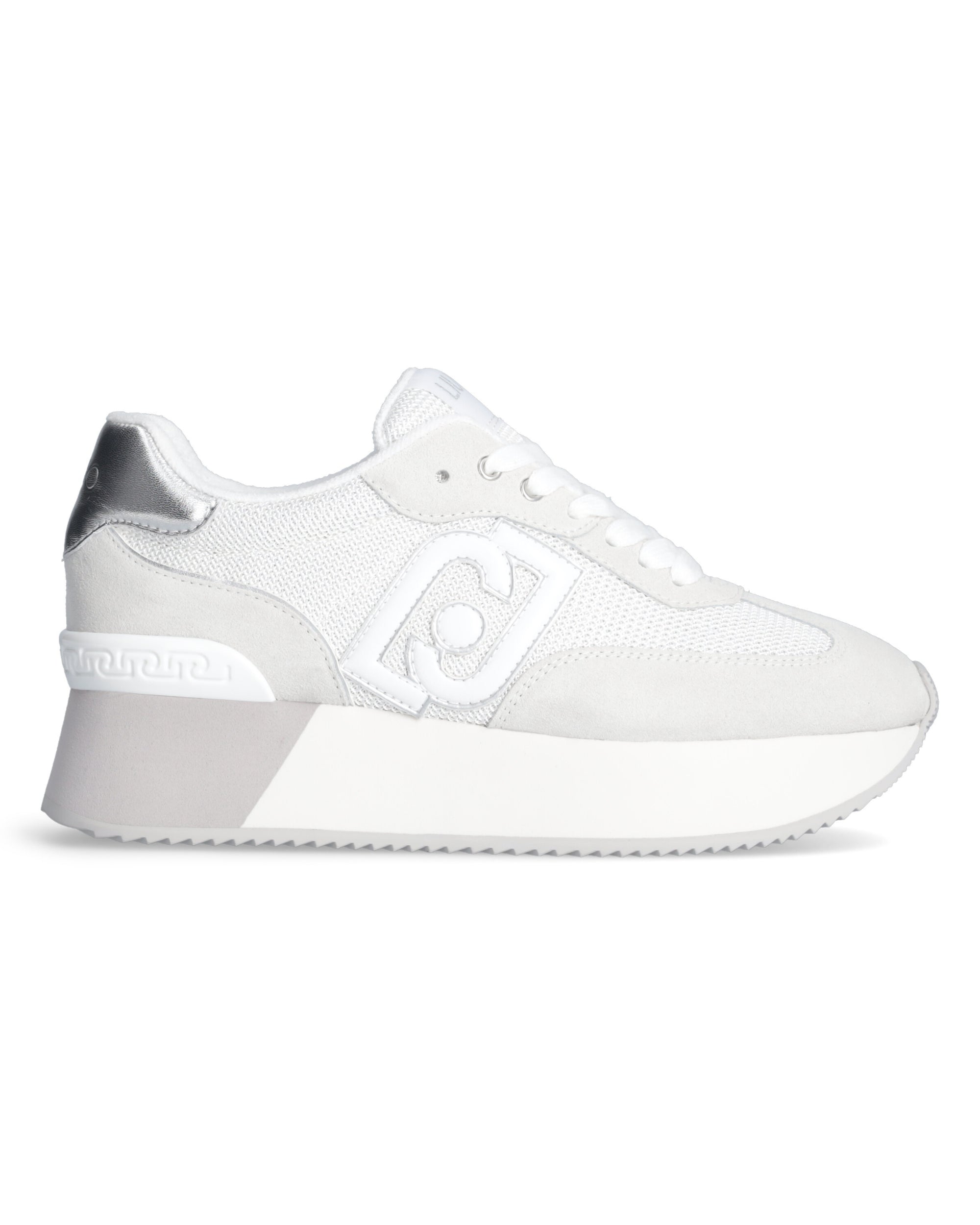 Liu Jo Sneakers Pelle/Suede/Mesh Bianco Dreamy 02