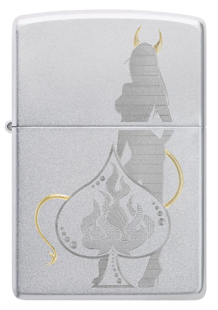 Zippo Ace Devil Grey Unisex 3