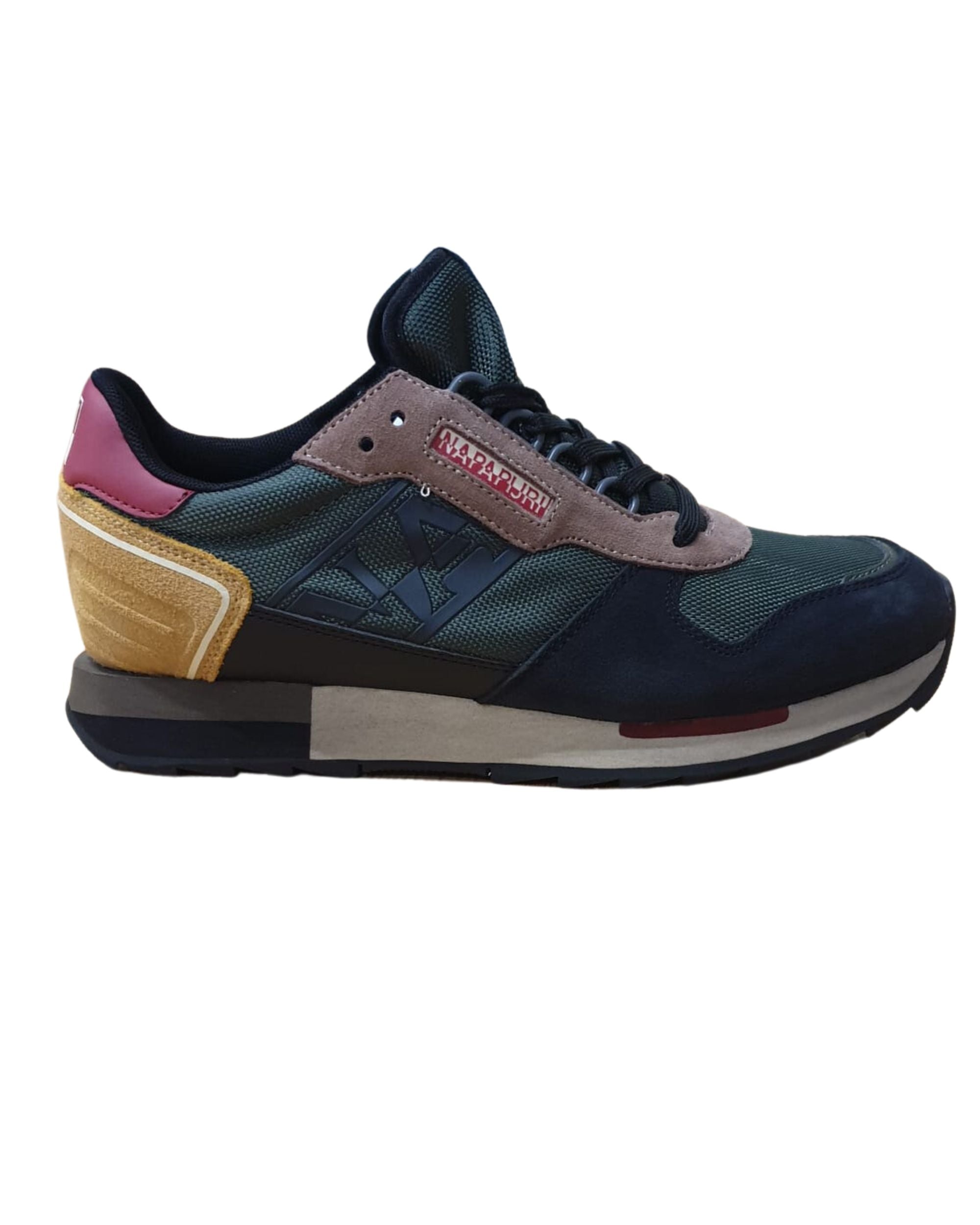 Napapijri Low Sneakers Leather/Fabric Green