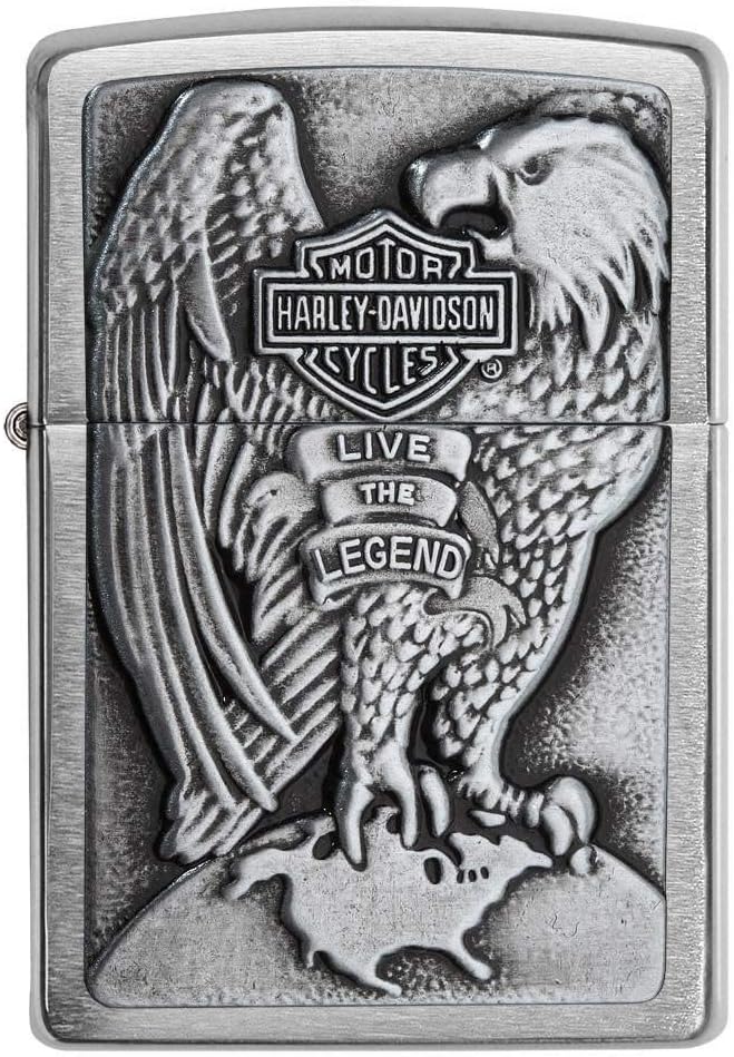 Zippo Harley Davidson Special Limited Edition Live Legend Plate Multicolor Unisex 3