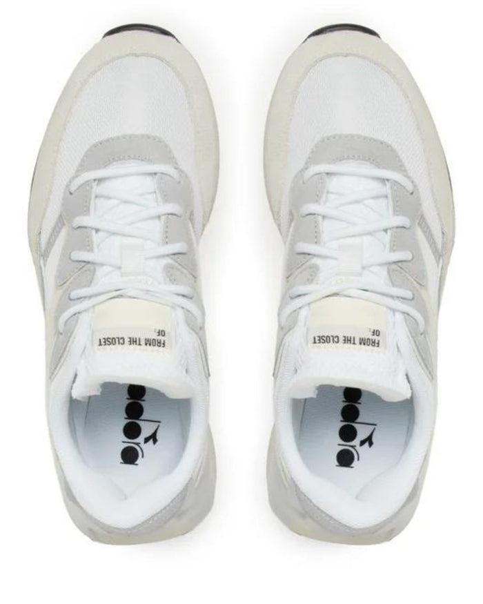 Diadora Sneakers Pelle/Camoscio Bianco 3